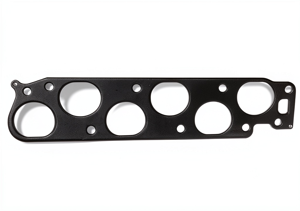 Installing Victor Reinz MS17810 Fuel Injection Plenum Gasket on a wooden workbench