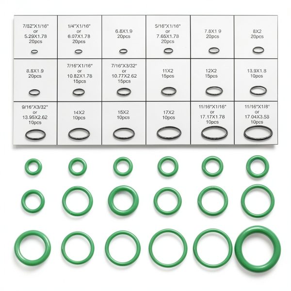 A/C O Ring Kit AUTOUTLET Premium Rubber Seal-3