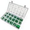 Green Rubber O Ring Kit POVAST 270 pcs 18 Sizes for Auto AC-1