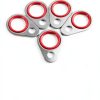 A/C Compressor O Ring Kit bylikeho 60-Piece Silver Rubber Set 15.2mm-3