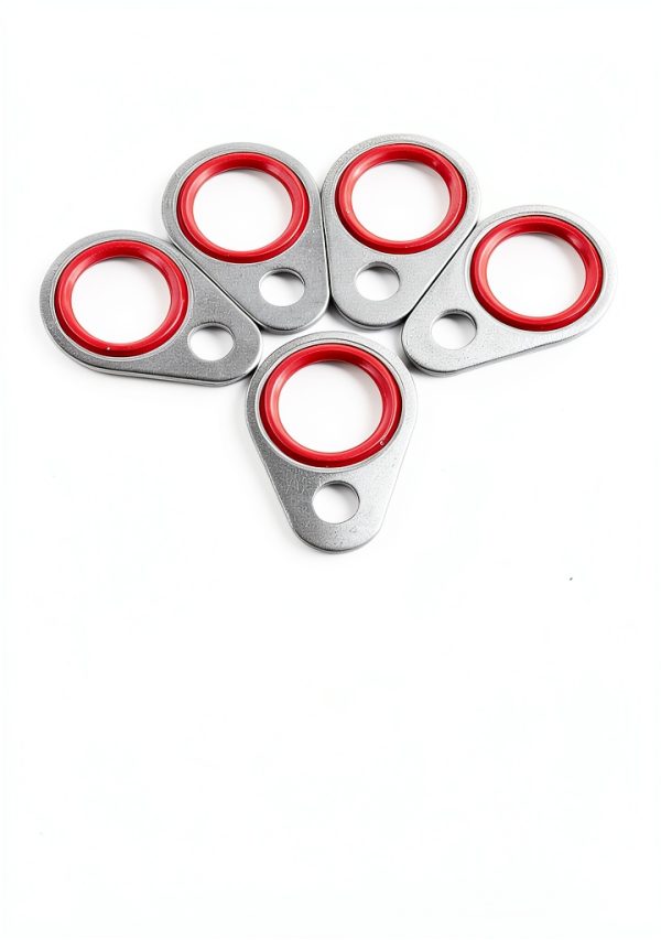 A/C Compressor O Ring Kit bylikeho 60-Piece Silver Rubber Set 15.2mm-3