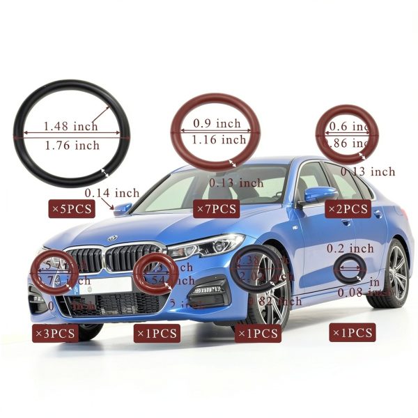 XDDPRO BMW E46 Cooling O Ring Kit with FKM/HNBR Seal for M52 M54-1
