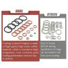 XDDPRO BMW E46 Cooling O Ring Kit with FKM/HNBR Seal for M52 M54-4