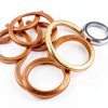 Carleef Car AC Gasket Kit 45pcs Black Alloy Steel Rubber Set-3