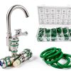 MUQIDA Car AC O‑Ring Kit Green Nitrile Rubber 270‑Piece Seal Set-5