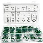 MUQIDA Car AC O‑Ring Kit Green Nitrile Rubber 270‑Piece Seal Set-0