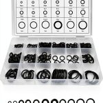 povtii Nitrile O‑Ring Assortment 300pcs Black Gaskets for Automotive-0