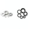 YGDMD AC Seal Kit Steel & Nitrile O‑Rings Green Silver 139‑Piece Set-5
