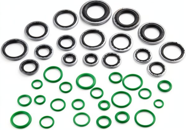 O Ring Gasket AC Seal Kit Four Seasons Model 26738 Rubber-0