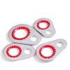 A/C Compressor O Ring Kit bylikeho 60-Piece Silver Rubber Set 15.2mm-4