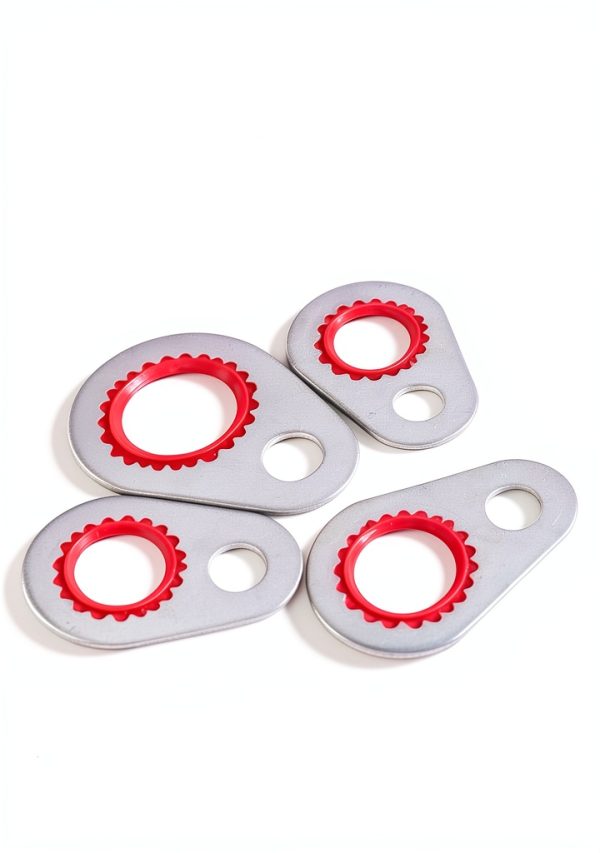 A/C Compressor O Ring Kit bylikeho 60-Piece Silver Rubber Set 15.2mm-4