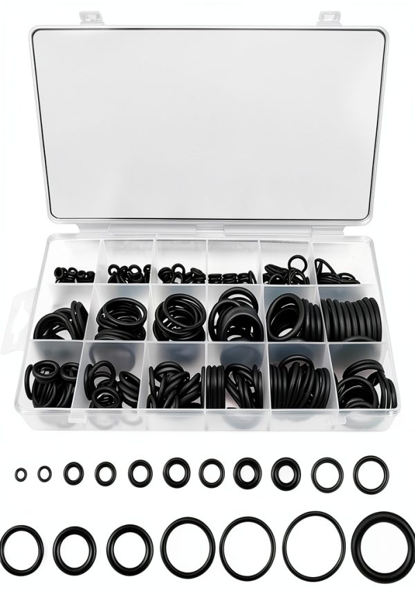 Aokdom O-Ring Kit 300pcs Rubber Gasket 3-22mm NBR Seal-0
