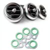 A/C Compressor O Ring Kit bylikeho 60-Piece Silver Rubber Set 15.2mm-2