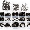 Aokdom O-Ring Kit 300pcs Rubber Gasket 3-22mm NBR Seal-5