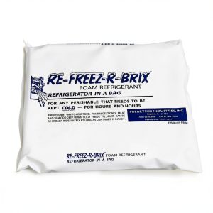 Polar Tech RE-FREEZ-R-BRIX RB60 Foam Refrigerant Packs, 64oz Capacity (Case of 3)-0
