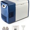 0.8 Cu.Ft Ultra Low Temperature Freezer -123 °F, Portable Lab Cryogenic Freezer Refrigerator Digital Display, Silent Operation & Compact Size, Lab Freezers for Research/Biotech Use/Sample Preservation-0