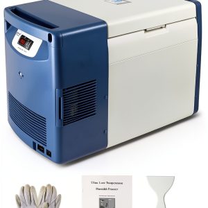 0.8 Cu.Ft Ultra Low Temperature Freezer -123 °F, Portable Lab Cryogenic Freezer Refrigerator Digital Display, Silent Operation & Compact Size, Lab Freezers for Research/Biotech Use/Sample Preservation-0