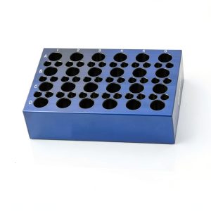 Aluminum Cooling Block - PCR Tubes Cooler,24 Wells+36 Wells(for 1.5ml/2ml + 0.2ml Tubes)-0