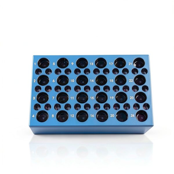Dual-Size Aluminum Cooling Block Lowhigh 24+36 Wells Reusable Cooler-1