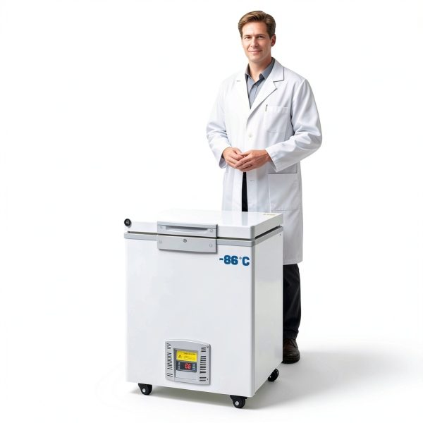 -86° Ultra Low-Temp Freezer HNZXIB 28L Lab Refrigerator Copper System-1