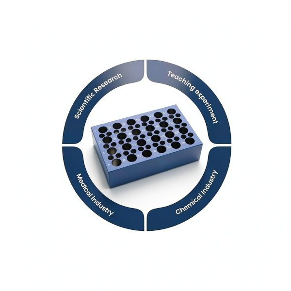 Dual-Size Aluminum Cooling Block Lowhigh 24+36 Wells Reusable Cooler-4