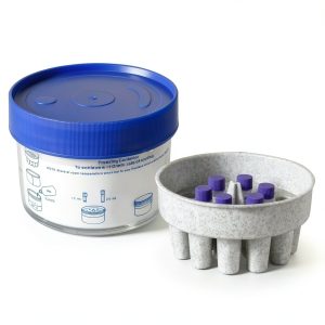 18-Well Cryobox BIOLOGIX Freezer Box with HDPE Cover -1°C Cooling-0