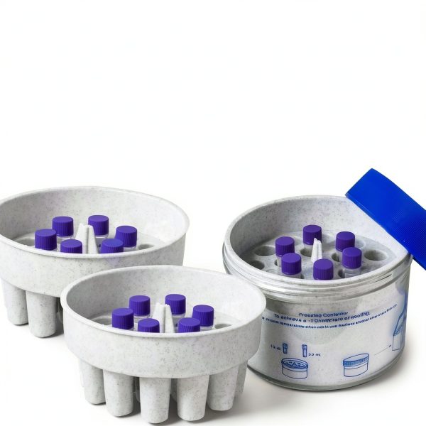 18-Well Cryobox BIOLOGIX Freezer Box with HDPE Cover -1°C Cooling-5