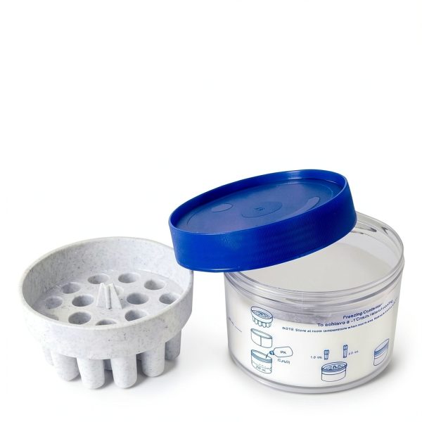 18-Well Cryobox BIOLOGIX Freezer Box with HDPE Cover -1°C Cooling-4