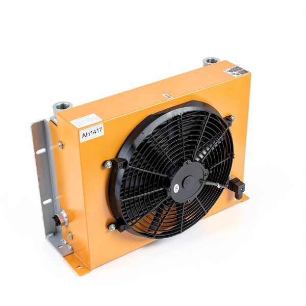 AH1417T-CA Hydraulic Oil Cooler DC12V 120W 150L/min Cooled Fan 2MPa Hydraulic Oil Radiator Air Cooler Heat Dissipation Industrial Cooling System-6