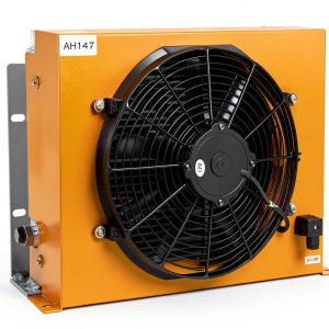 AH1417T-CA Hydraulic Oil Cooler DC12V 120W 150L/min Cooled Fan 2MPa Hydraulic Oil Radiator Air Cooler Heat Dissipation Industrial Cooling System-0