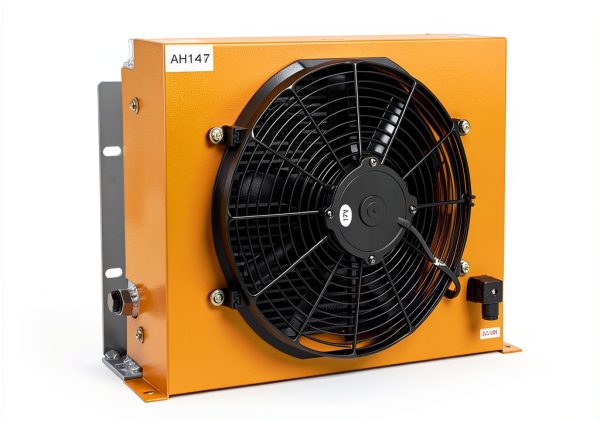 AH1417T-CA Hydraulic Oil Cooler DC12V 120W 150L/min Cooled Fan 2MPa Hydraulic Oil Radiator Air Cooler Heat Dissipation Industrial Cooling System-0
