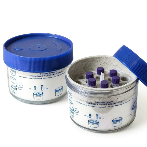 18-Well Cryobox BIOLOGIX Freezer Box with HDPE Cover -1°C Cooling-3