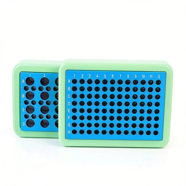 Aluminum Cooling Block - PCR Plate Cooler ，96-Well for 0.2 mL Tubes, Strips or 96-Well Plates (96-Well)-2